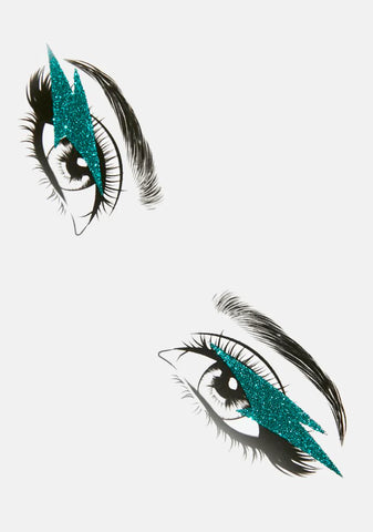 Emerald Lightning Strikes Eye Decoration Set