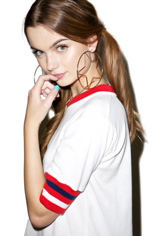 Cropped Varsity Sweatshirt