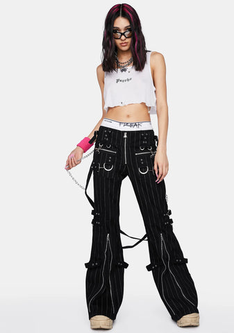 Pinstripe Super D-Ring Pants