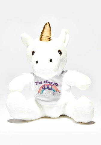 I'm Horny 4 U Unicorn Plush