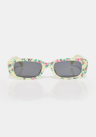 Rose Local Celeb Rectangle Glasses