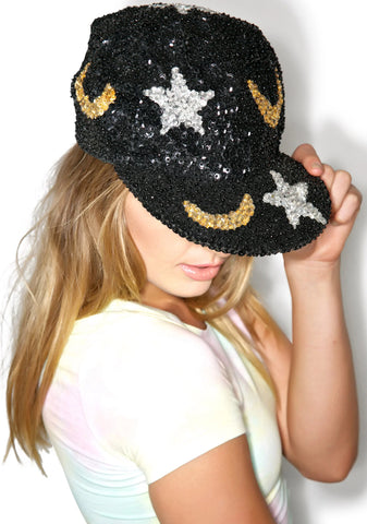 Moon N' Starz Sequin Cap