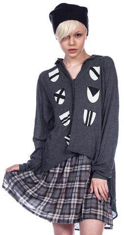 Heraldry Sunday Button Down Shirt - Black