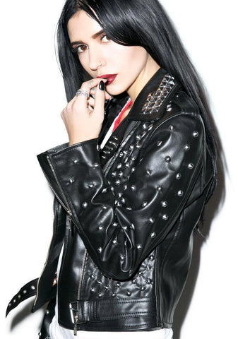 Vicious Vegan Studded Jacket