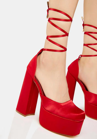 Scarlet Plus One Platform Heels