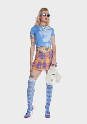 Anarchist Kilt Mini Skirt