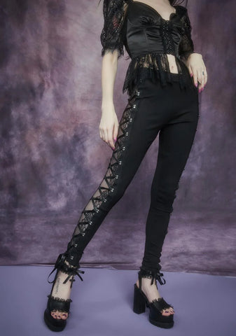 Secret Of Immortality Lace Corset Leggings