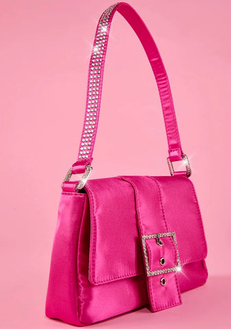 Hot Dashing Diamonds Baguette Bag