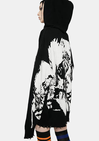 Dead Come Knocking Oversized Hoodie