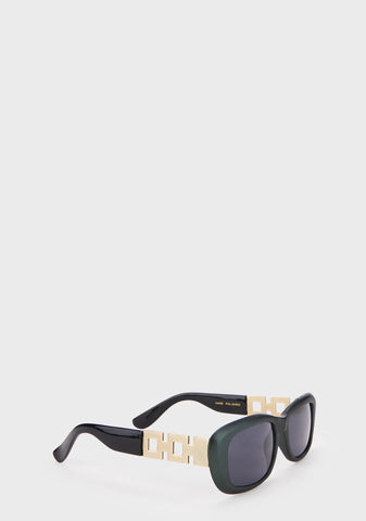 Harlow Cat Sunglasses - Green