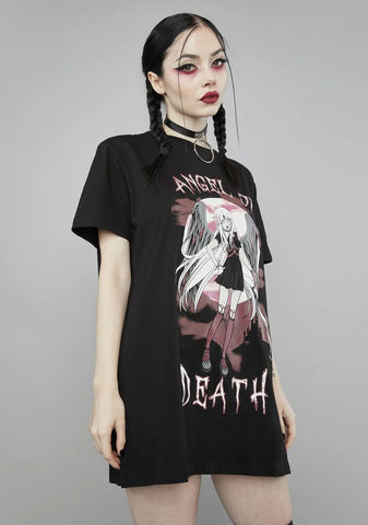 Deathly Angel Oversized Tee