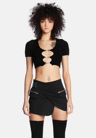 Wicked Stunner Status Cropped Sweater