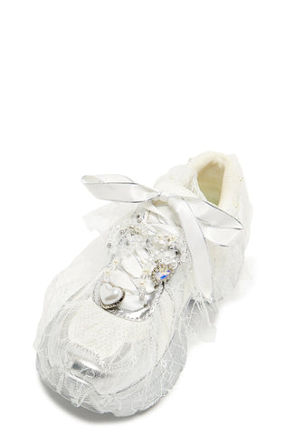 Kelpie Whimsical Terrain Sneakers- Ivory