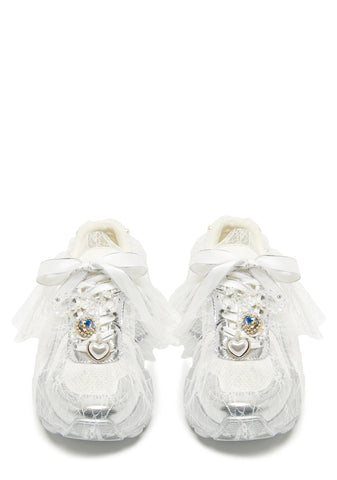Kelpie Whimsical Terrain Sneakers- Ivory