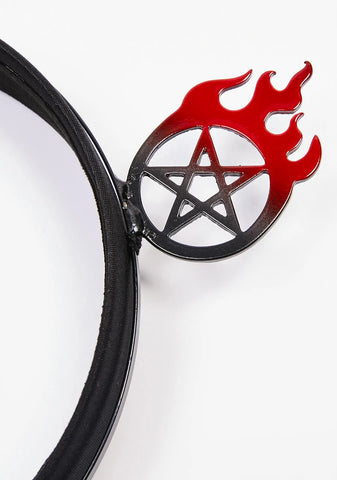 Feed The Beast Pentagram Headband
