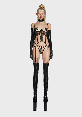 Black Widow Lingerie Set