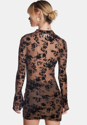 Chocolate Make A Move Mini Dress