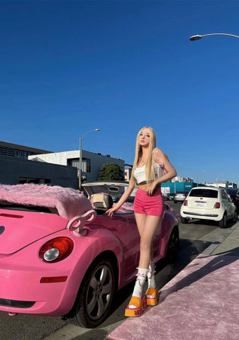 Jetset Jealousy Platform Sandals- Orange