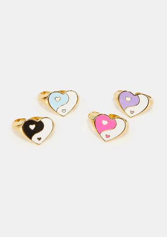 Love And Balance Ring Set