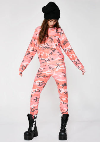 Fire Camo Junior Sweatshirt