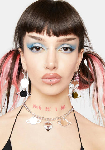 Alien Spaceship Earrings