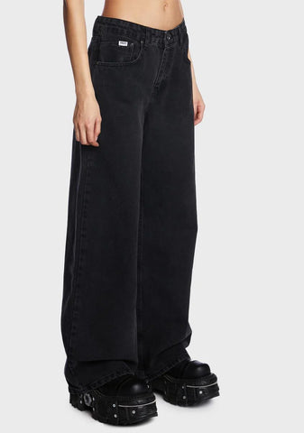 Charcoal Release Jeans