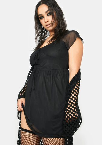 Plus Bad Idea Mini Dress