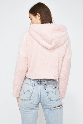 Miss Run The World Crop Hoodie