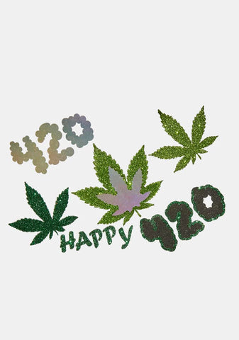 Happy 420 Face & Body Jewels