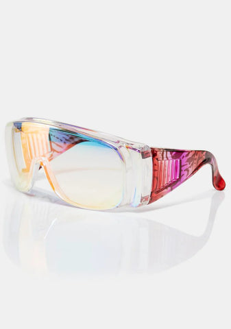 Electric Feel Iridescent Sunglasses