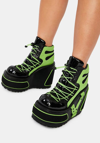 Hijacked Chunky Platform Sneakers