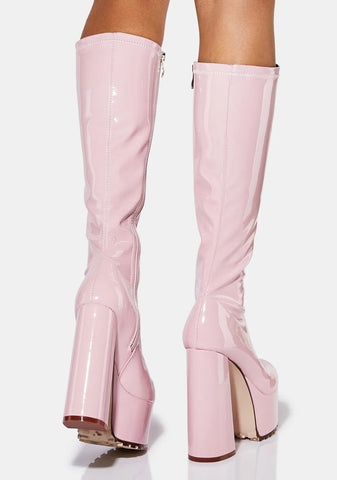 Selena Platform Knee High Boots