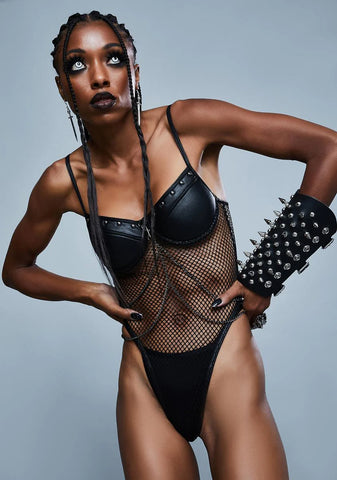 Remains To Be Seen Fishnet Bodysuit