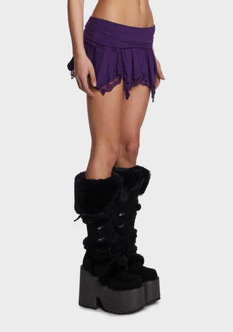 Tales Of Fantasy Mini Skirt - Purple