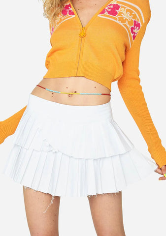 Toes In The Sand Pleated Skort