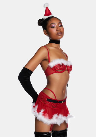 Mrs. Claus Lingerie Set