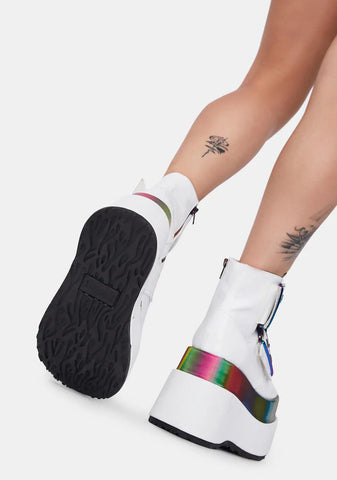Disco Rhythm Platform Boots