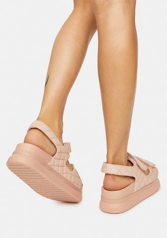 Blush By Your Side Gladiator Sandals