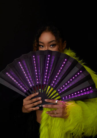Pink Light Up Fan