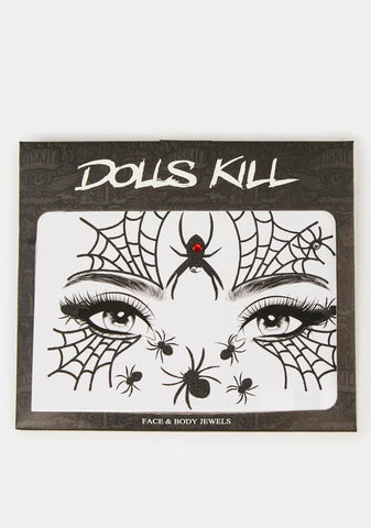 Never Wasted Widow Face Stickers