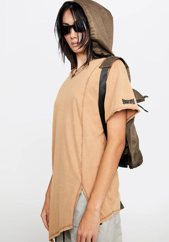 Atmosphere Unisex Washed Cotton Longline Tee