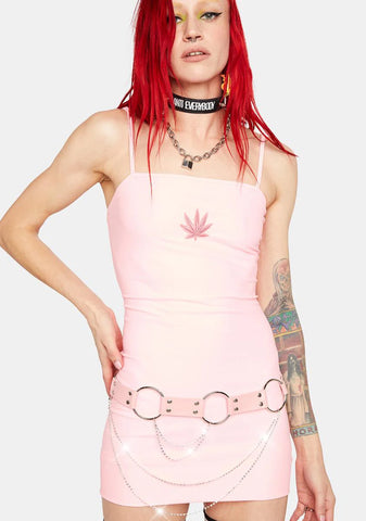 Sweet Hidden Tactics Rhinestone Waist Belt