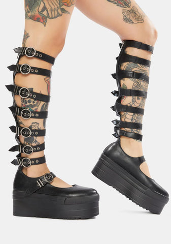 Rising Platform Gladiator Sandals