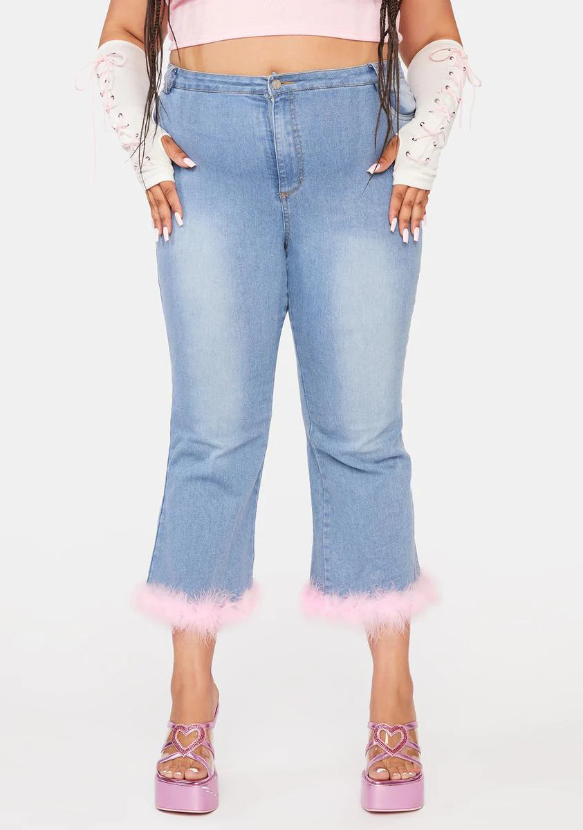 Plus Blush The Royal We Flare Jeans