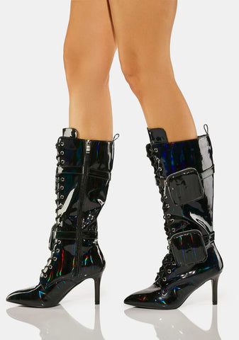 Slick From The Future Heeled Boots