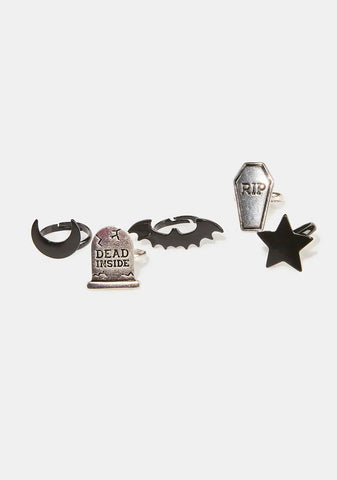 Grave Matters Ring Set