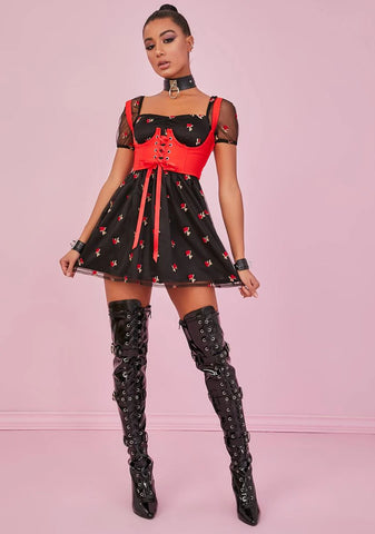 Burn My Beloved Underbust Corset Top