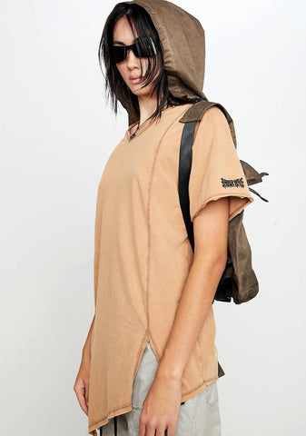 Atmosphere Unisex Washed Cotton Longline Tee