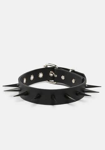 Tall Spiked Choker