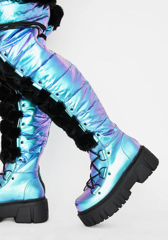 Space Bae Escapade Thigh High Boots